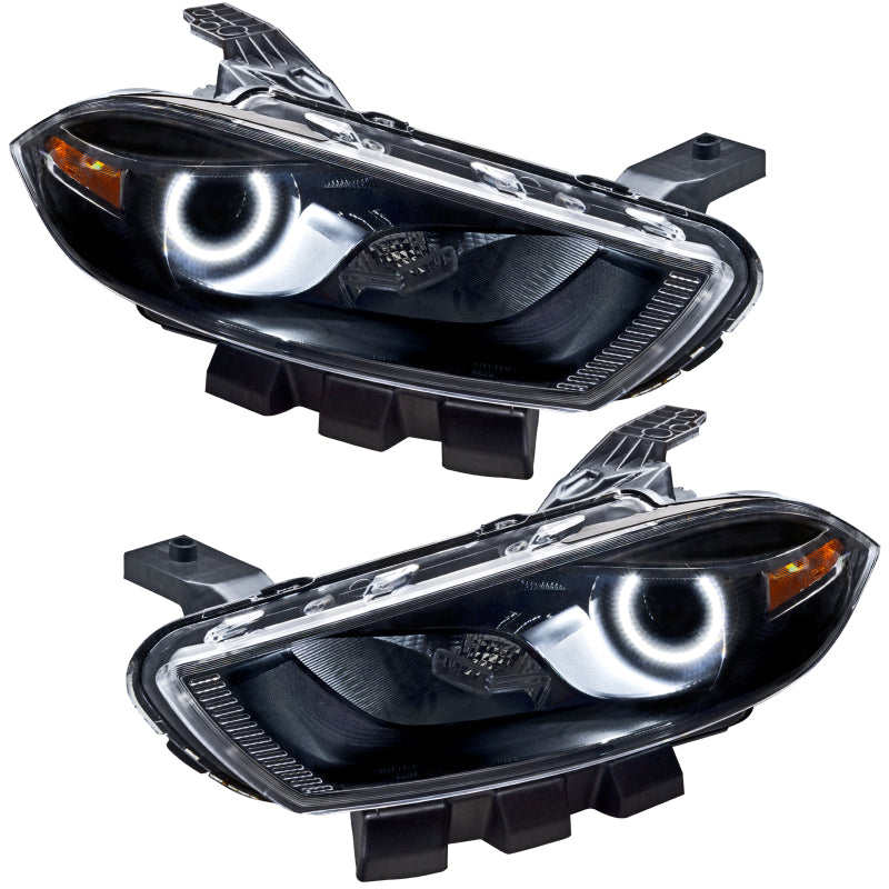 Oracle 13-16 Compatible with Dodge Dart SMD HL Black Halogen White SEE WARRANTY 7169-001