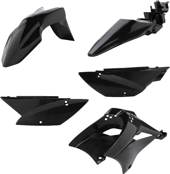 Acerbis Standard Plastic Kits For Kawasaki - Black (2780500001), One Size