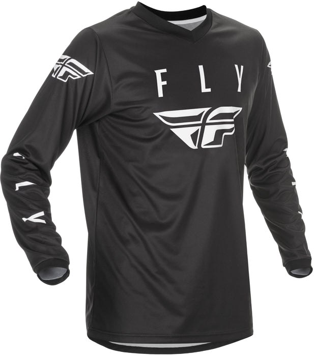 Fly Racing Universal Jersey (Black/White, X-Large)