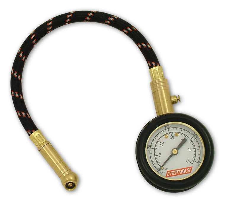 CruzTOOLS DTPG1 TirePro Dial Tire Gauge for Powersports , black