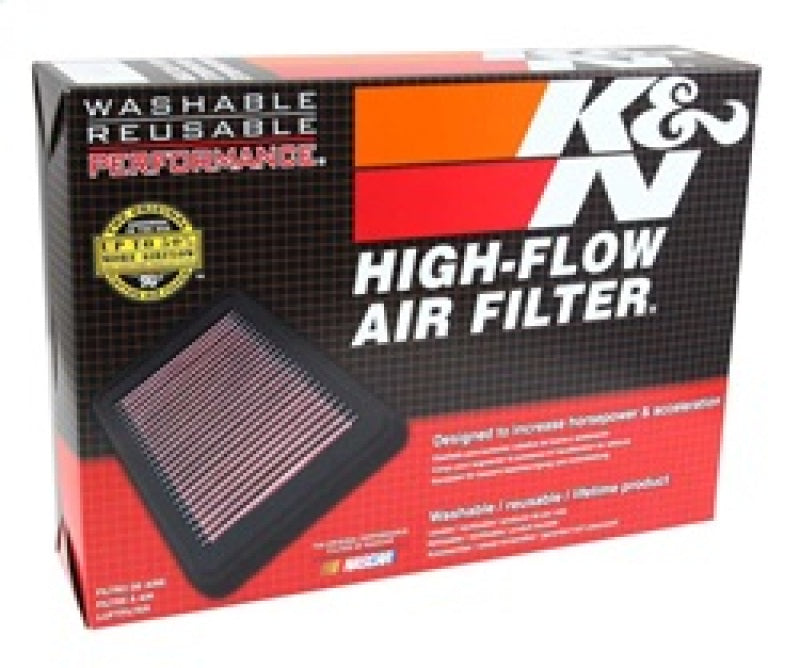 K&N 33-2407 Air Panel Filter for BMW X5 V8-4.8L F/I, 2007-2010 (2 PER BOX)