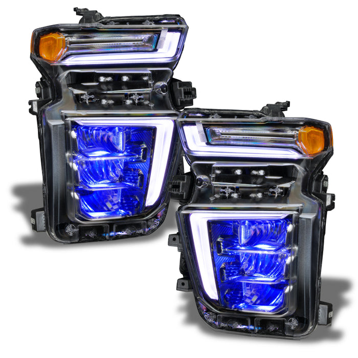 ORACLE Lighting 2020-2021 Chevrolet Silverado HD 2500/3500 ColorSHIFT® Demon Eye RGB Upgrade