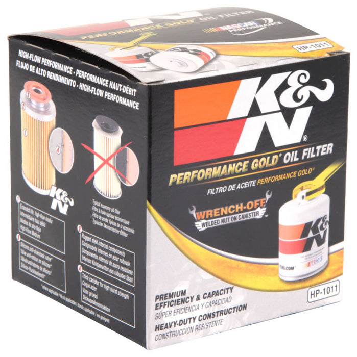 K&N Oil Filter OIL FILTER; AUTOMOTIVE HP-1011