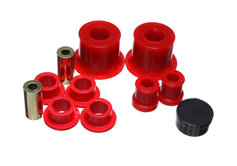 Energy Suspension 05-14 VW Jetta (Base) / 06-09 VW GTI Front Control Arm Bushing Set Red 15.3120R