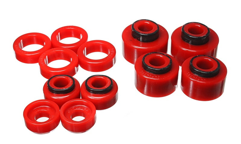 Energy Suspension 4.4121R Polyurethane Body Mount Bushings Red Fits select: 1999-2003 FORD F250, 1999-2003 FORD F350