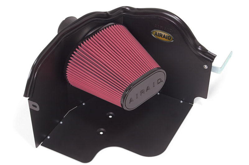 Airaid Cold Air Intake System By K&N: Increased Horsepower, Cotton Oil Filter: Compatible With 2005-2007 Ford (Super Duty, Harley Davidson, F250, F350) Air- 400-203