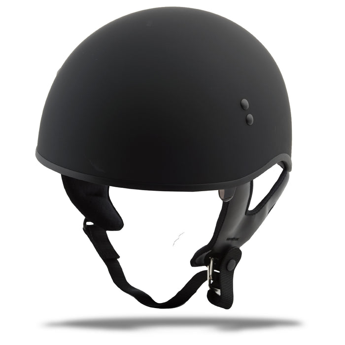 Gmax Hh-65 Half Helmet Naked Matte Black Xs G1650073