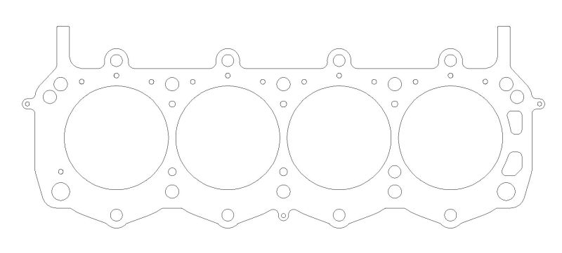 Cometic Ford Man-O-War 4.155in Bore .040 inch MLS-6 Bolt 10 Degree Headgasket C5134-040