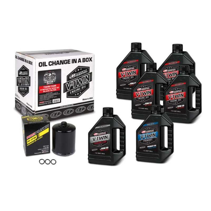 Maxima Twin Cam Synthetic Oil Change In A Box Black 90-119016Pb 53-1881 78-99933