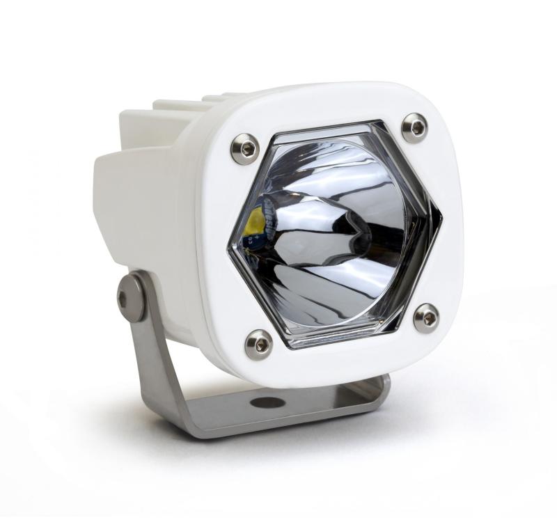 Baja Designs S1 Spot LED Light w/ Mounting Bracket Single White 380001WT