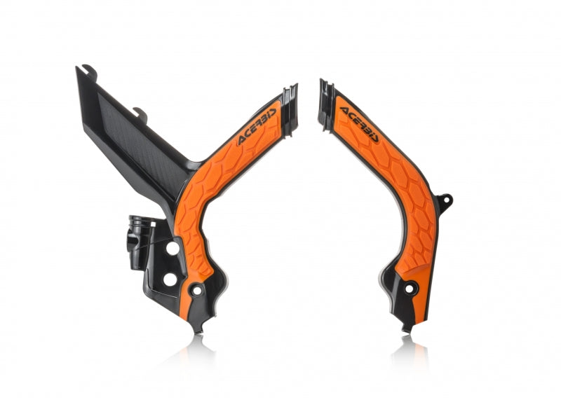 Acerbis X-Grip Frame Guards Black/Orange 2783155229