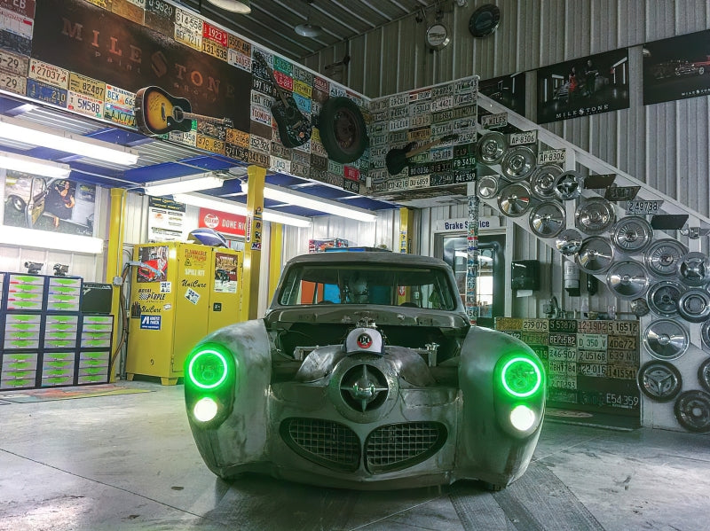 Oracle Pre-Installed Lights 7 IN. Sealed Beam Red Halo SEE WARRANTY 6905-003