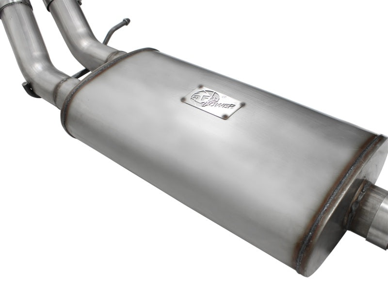 aFe Power MACHForce XP Exhaust System Cat-Back 409 Stainless Steel 07-08 Hummer H2 V8 6.0L/6.2L 49-44049