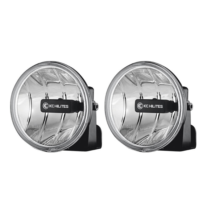 KC HiLiTES 4in. Gravity G4 LED Light 10w SAE/ECE Clear Fog Beam (Pair Pack System) - 493