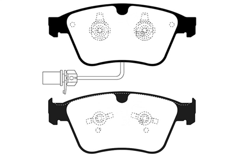 EBC 13-18 Bentley Continental 4.4TT Bluestuff Front Brake Pads DP52317NDX