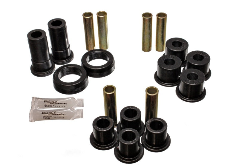 Energy Suspension 91-94 Ford Explorer/Bronco II 2WD/4WD Black Rear Leaf Spring Bushing Set 4.2124G