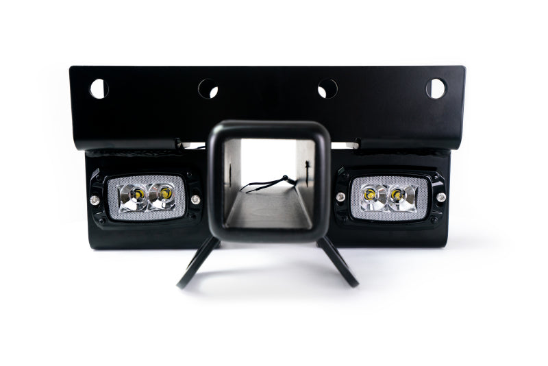 DV8 Offroad 07-21 compatible with Jeep Wrangler (JK/JL) Bolt-On Hitch w/ Lights AHJP-01