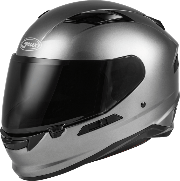 Gmax Ff-98 Full-Face Street Motorcycle Helmet W/Sun Visor (Titanium) Small G1980474