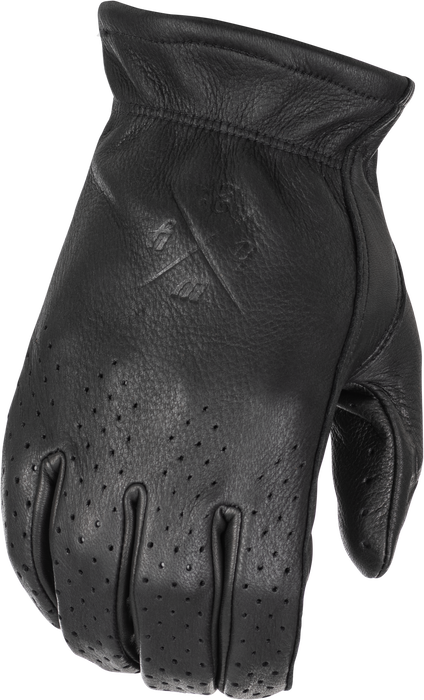 Highway 21 Louie Perforated Gloves Black Xs 489-0050XS