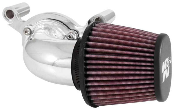 K&N 01-15 Harley-Davidson Touring 96 / 103 / 08-15 Bright Aircharger Performance Intake 63-1131P