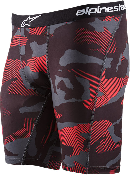 Alpinestars unisex adult Alpinestars Poly Boxer Briefs, Camo Red, Medium US