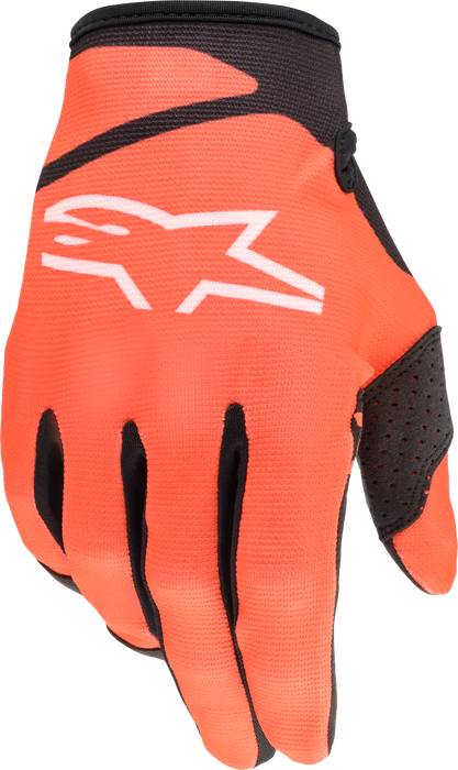 Alpinestars Youth Radar Gloves Orange/Black Xs 3541822-41-XS