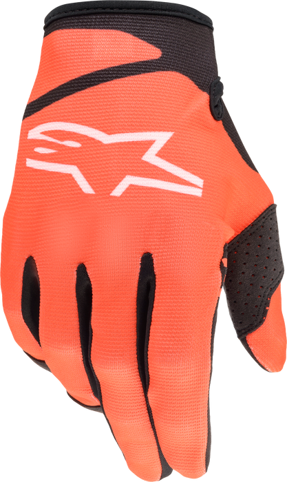 Alpinestars Youth Radar Gloves Orange/Black Md (3541822-41-M)