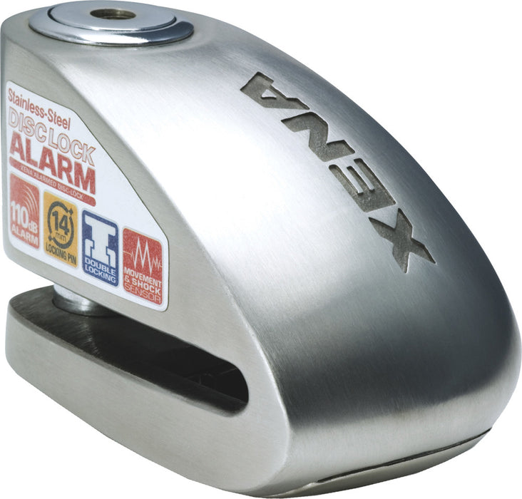 Xena XX14 304 Stainless Steel Motorcycle Disc Lock Alarm