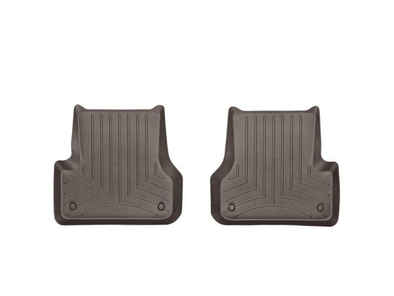 WeatherTech 2012+ Audi A6 Rear FloorLiner Cocoa 473742