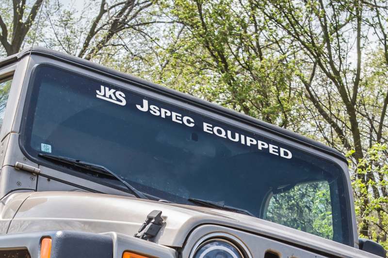 JKS JKS11527 36" Windshield Decal | Jspec Equipped