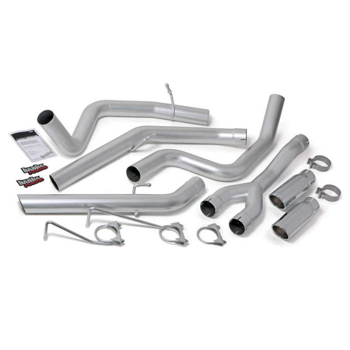 Banks Power 14-15 Compatible with Dodge Ram 1500 3.0L Diesel Monster Exhaust System SS Dual Exhaust w/ Chrome Tips 48602