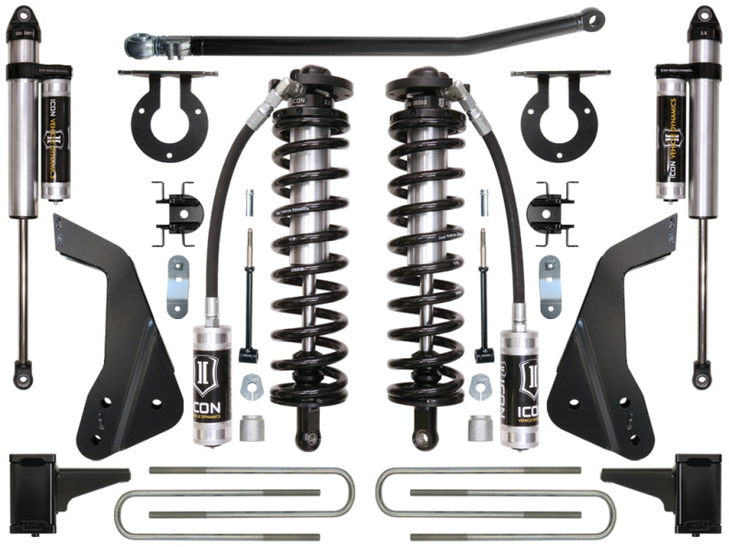 Icon 2005-2007 Ford F-250/F-350 4-5.5" Lift Stage 3 Coilover Conversion System K63113