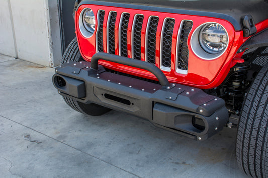 DV8 Offroad 2018+ compatible with Jeep JL/Gladiator Winch Ready Front Bumper FBJL-10