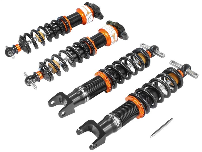 afe Control PFADT Series Featherlight Single Adj. Street/Track Coilover System; Chevy Corvette 14-15 430-401004-N