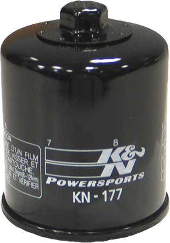 K&N Motorcycle Oil Filter: High Performance, Premium, Designed to be used with Synthetic or Conventional Oils: Fits Select Buell Vehicles, KN-177