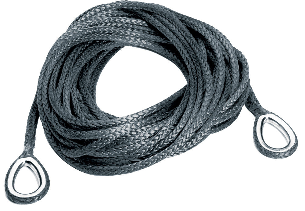 WARN 69069 ATV Synthetic Winch Cable Rope Extension with Loop Ends: 1/4" Diameter x 50' Length, 2 Ton (4,000 lb) Capacity