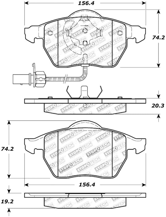 StopTech Street Touring Brake Pads 308.084