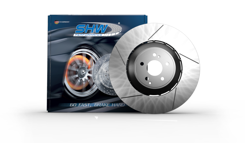 SHW 16-19 Mercedes-Benz C63 AMG 4.0L Front Drilled-Slotted Lightweight Brake Rotor (2224212612) TFX49150