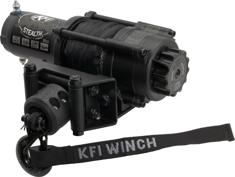 Kfi Products Stealth Series Winch 2500 Pound Capacity Se25 SE25