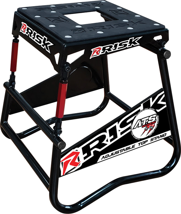 RISK Racing 00381 ATS Adjustable Top Magnetic Motocross/Dirt Bike Stand 16.75" x 16" x 17"