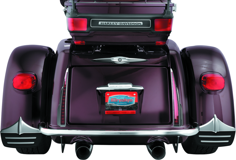 Kuryakyn Rear Mud Flaps For Trikes Chrome 7220