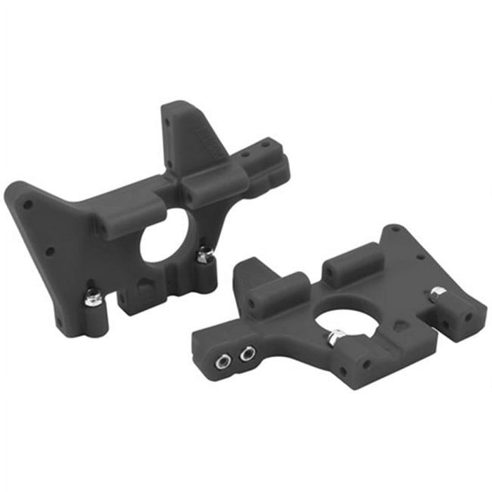 Rpm Rc Products RPM81062 Front Bulkheads for the Traxxas TE-Maxx, Black