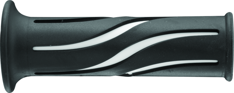 Bikemaster Wave Grips, 7/8", Black/White AM033W30