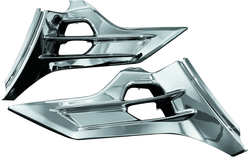 Kuryakyn Chrome Louvered Side Battery Box Accent Trim Fits Honda Goldwing F6B