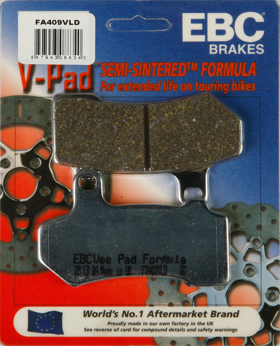 Ebc Brake Pads V-Series Chrome FA409VLD