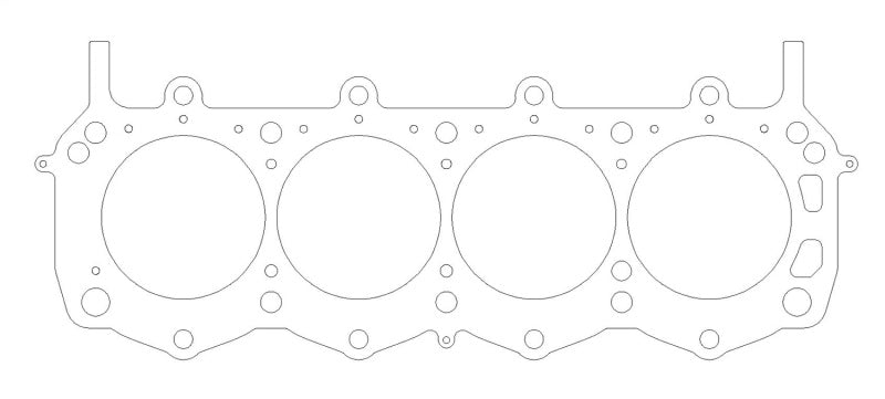 Cometic Ford Man-O-War 4.155in Bore .040 inch MLS-6 Bolt 10 Degree Headgasket C5134-040