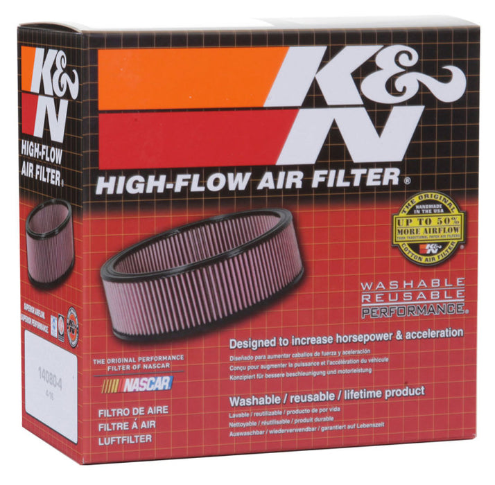 K&N E-3180 Round Air Filter for 5-7/8"OD,4-1/2"ID,1-3/4"H