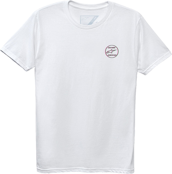 Alpinestars 1230-72112-20-L Disruption Tee White Lg