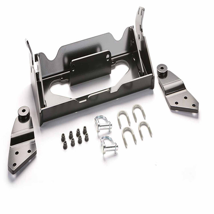 Warn Plow Mount Kit Front Kit; Black; Includes Mounting Bracket And Hardware. Requires Base Tube Assembly. See Required Parts. 90855