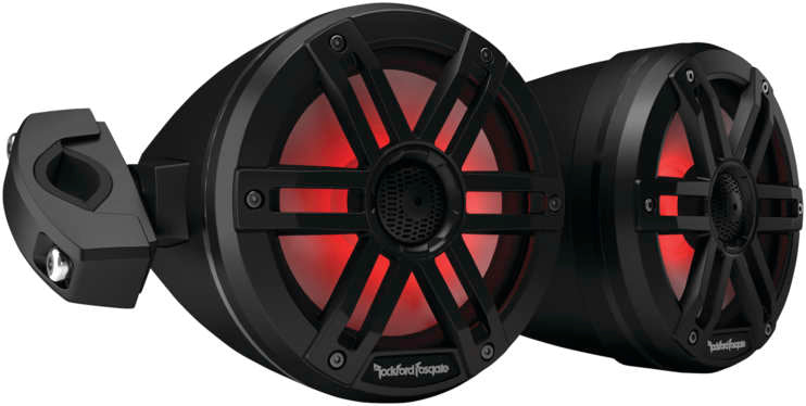 Rockford Fosgate Element Ready 6.5" Moto Can Speakers M1WL-65MB
